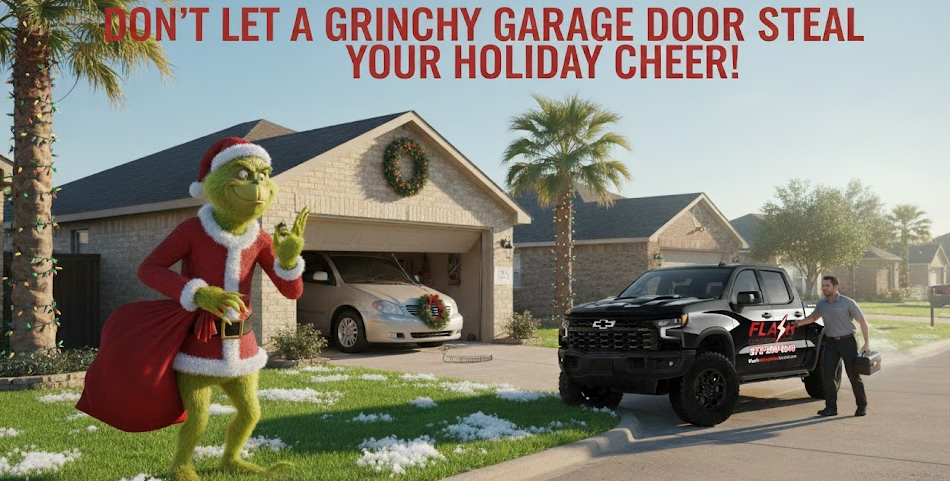 Happy Holidays from Dallas Garage Door Company - Flash Garage Door