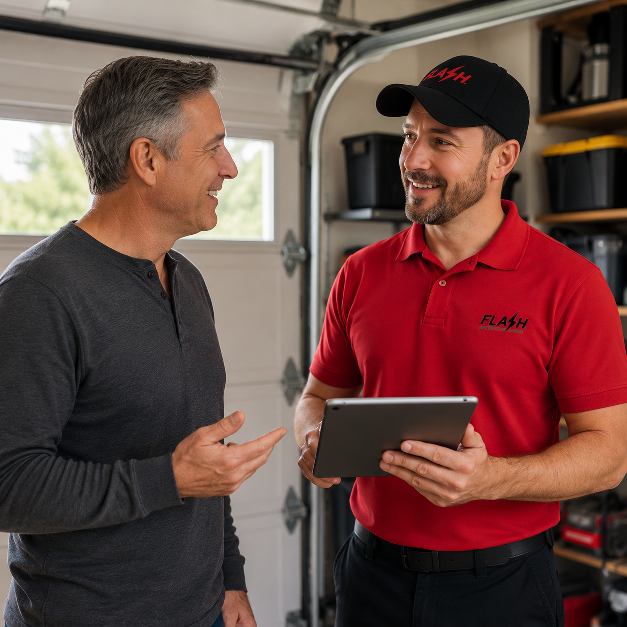 Flash Tech Consulation With Custsomer