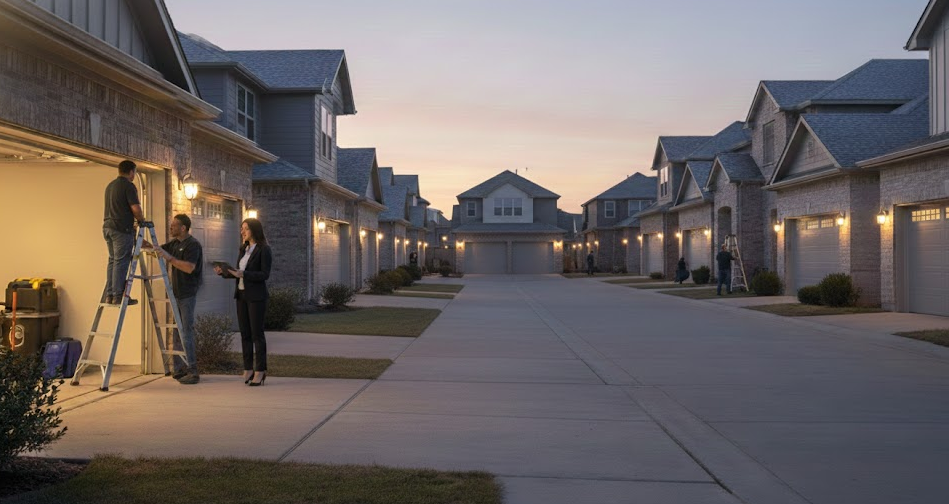 For DFW Property Managers handling rental homes, a broken garage door is more than just a tenant inconvenience, it’s a high-priority security and liability issue