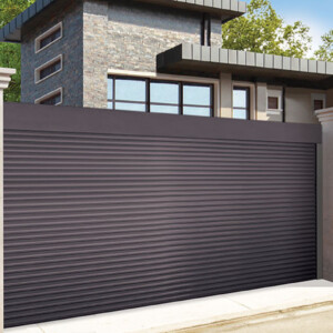 automatic wooden entry door