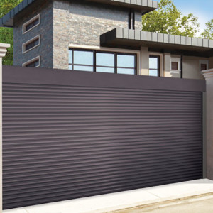 automatic wooden entry door